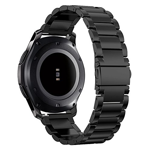 Samsung Gear S3 Armbanduhr Band, kuxiu verstellbar Edelstahl Metall Armband Gurt mit Link Anpassung Werkzeug für Samsung Gear S3 Classic/Gear S3 Frontier Smart Watch - 2
