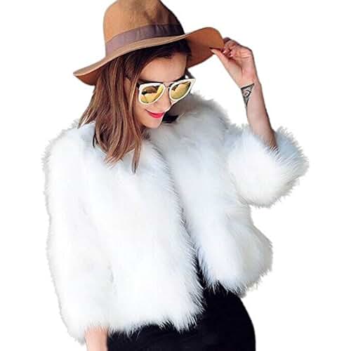 Suchergebnis auf Amazon.de für: weiße flauschige Jacke