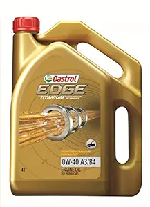 Castrol Edge 0W-40 API SN Fully Synthetic Engine Oil for Petrol Cars (4 L)