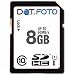 Produktbild Dot.Foto Extreme SDHC 8Gb Class 10 UHS-1 (bis 60MB/s Lesen) Speicherkarte für Canon EOS-1D Mark III | EOS-1D Mark IV | EOS-1Ds Mark III | EOS 5D Mark III | EOS 5DS | EOS 5DS R | EOS 6D | EOS 7D Mark II | EOS 60D | EOS 70D | EOS 100D | EOS 450D | EOS 500D | EOS 550D | EOS 600D | EOS 650D | EOS 700D | EOS 750D | EOS 760D | EOS 1000D | EOS 1100D | EOS 1200D | EOS 8000D / EOS C300 | EOS C300 PL | EOS C500 | EOS C500 PL / EOS M | M2 | M3