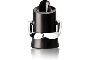 Vacu Vin Champagne Saver - korek i nalewak, czarny, 59 ml