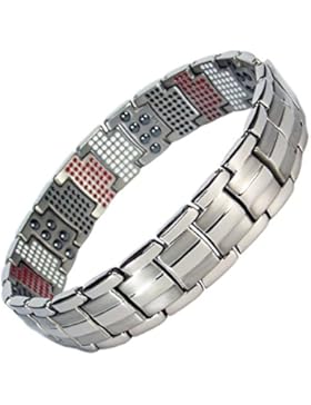 MPS Titan 4 Elements magnetische Armband für Männer - Mit Einer Kostenlosen Tool, um Links zu entfernen - Mit...