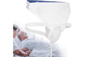 HURRISE Colector de orina de silicona, 3 tipos opcionales con 2 bolsas de catéter de orina para hombre y mujer mayor, reutilizable portátil masculino Comfort Fit Advantage Sistema de orinario (tipo de