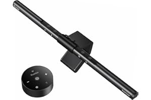 ‎QUNTIS Quntis LED Lampa do monitora komputerowego z pilotem i sterowaniem dotykowym, listwa świetlna o długości 40 cm z automatycznym ściemnianiem, funkcją ochrony przed światłem niebieskim