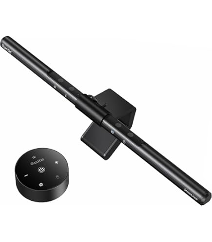 ACT Connectivity Dimbare Monitor LED Lichtbalk led-bar Zwart, USB