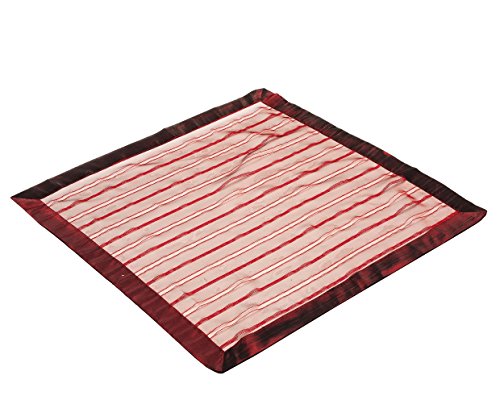 edle Tischdecke Organza Orientalisch Weihnachten in bordeaux rot Mitteldecke Typ296