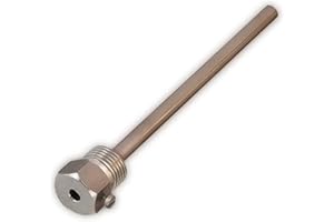 iOVEO 420TH00025 - Thermowell 250 mm - Sensor well stainless steel V4A, G 1/2 inch, installation length 250 mm for temperature sensor 6 mm, heating up to 600 °C