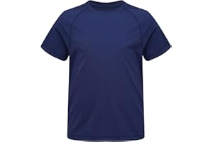 Yruioon Kinder Mädchen Sport T-Shirt Schnelltrocknendes Kurzarm Shirt Rundhals Tops Fitness Sport Yoga Training Sportswear