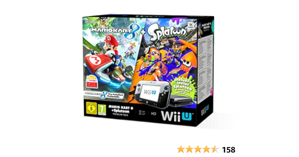 Console Nintendo Wii U 32 Go Noire Mario Kart 8 Preinstalle Splatoon Code De Telechargement Amazon Fr Jeux Video Console Nintendo Wii U 32 Go Noire Mario Kart 8 Preinstalle Splatoon Code De Telechargement Amazon Fr Jeux Video