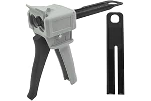 CJBIN Pistola per Colla Epossidica, 50 ml AB Resina Epossidica Dispenser Manuale per colla, 1 : 1/2 : 1 Kit Pistola Erogatrice, per Piccoli Lavori Fai-da-te e Riparazioni Rapide a Casa e in Ufficio