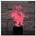 Produktbild Präsident 7 Farbe Variable 3D Illusion Lampe Led Tischlampe Usb Fernbedienung Schalter Und Abs Basis Kinderzimmer Dekoration Geburtstagsgeschenk