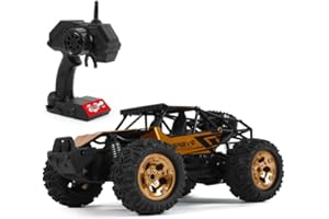 TURBO CHALLENGE - Przygoda z Buggy - Elite - 094862P - Samochód zdalnie sterowany - Brązowy - 1/13 - Gotowy do jazdy - W zestawie akumulator do ładowania i baterie - Metalowy - Od 8 lat.