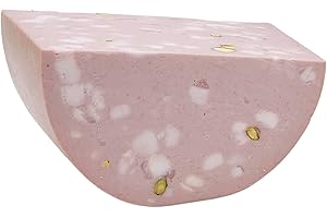 Mortadella con i Pistacchi | trancio sottovuoto da 1 kg | Salumificio Artigianale Gombitelli - Toscana