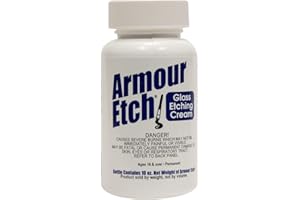 LiveMoor Crème de gravure sur verre – Petites et grandes bouteilles (283 g)