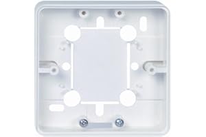 Schneider Electric Elso 504104 Device Support Flat 20 mm for Built-In Appliances, Surface-Mounted, Compatible with ELSO Renovation System, Pure White