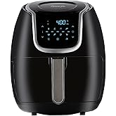Power XL Vortex Air Fryer 4.7L - 5-in-1 Digital Air Fryer - 360 Degree Cyclonic Technology - 1 Large Detachable Basket - Make