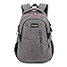 Produktbild Super Modern Unisex-Schulrucksack aus Nylon, Laptoptasche für Teenager, ob Mädchen oder Jungen, cooler Sportrucksack, Reiserucksack für Männer und Frauen Größe L Grau
