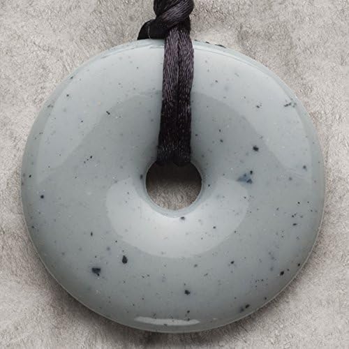 Teether Bling Donut Shaped Pendant Teething Necklace - Moonstone (Intended To Be Used By Adults)