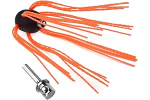 URPIZY Chimney Brush, 30mm(Chimney Sweep Kit, Chimney Cleaning Kit, Electrical Rotary Drill Drive Sweeping Cleaning Tool Kits for Sweeping Fireplace