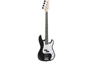 Woodbrass PB100 - Basso elettrico per principianti, modello PB, frassino in acero, stile rock, pop, funk, blues, hard, jazz