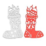 Color: plateado. Fogun Troqueles de corte de Navidad Scrapbooking troqueles de metal troquelado sellos en relieve