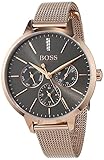 Hugo BOSS Unisex Multi Zifferblatt Quarz Uhr mit Edelstahl Armband 1502424