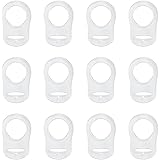 JZK 12 Sterilizzabile morbido anello adattatore clip in silicone per qualsiasi ciucci MAM e porta ciuccio catenella MAM, tras