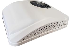 BBAUER Condizionatore D'aria per Camper 12V/24V CC, Condizionatore D'aria per Tetto Camper 2 in 1 Con Funzioni Raffreddamento E Riscaldamento, Aria Condizionata Da Parcheggio per Auto Camper,12V