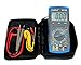 Produktbild HoldPeak HP-770B Digital Multimeter CATIII mit Fehlbedienungssperre, vielen Funktionen und Zubehör, Grau/Blau