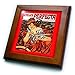 Produktbild 3dRose FT 98594 _ 1 Muchas Art Nouveau Fahrrad AD. jpg-Framed Fliesen, 8 20,3 cm