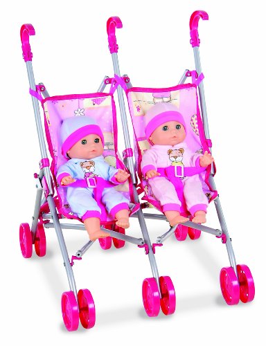 Preisvergleich Produktbild Dimian 511-143 - Zwillings-Puppenbuggy San Diego
