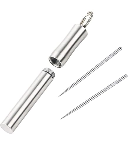 Toothpick Dispenser Aluminum Toothpick Holder With Keyring