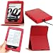 Produktbild MoKo Kindle Paperwhite Hülle - Vertikal Flip Kunstleder Ständer Schutzhülle Smart Cover mit Auto Sleep/Wake für Alle Kindle Paperwhite, Magenta