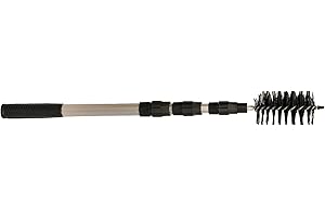 HOZELOCK - Brosse de Nettoyage Bassin pour Algues Filamenteuses : Brosse Téléscopique 1.80M, Idéal pour Bassins Toutes Tailles, Tête en Nylon assurant Solidité et Durabilité [1755 0000]