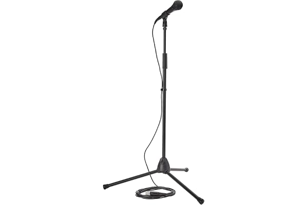 Shure PGA58 Microphone Kit avec Microphone à Main Vocal Dynamique Cardioïde de Performance de la Scène, Câble Xlr et Support de Micro - Parfait pour Sur Scène Ou Studio (Pga58Bts)