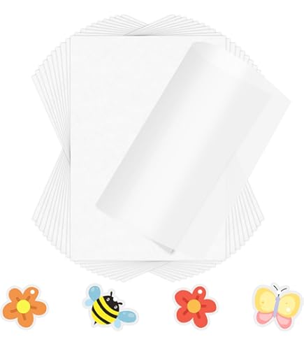 4 Fogli Plastica Termoretraibile A4 - Per Creare Biglietti, Gioielli E Decorazioni Fai Da Te - Foto 10