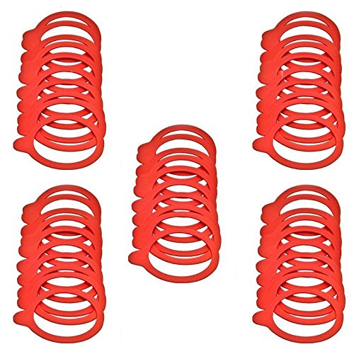 Viva-Haushaltswaren – 50 Einkochringe / Weckringe / Einmachringe 94x108mm für Rundgläser - 2
