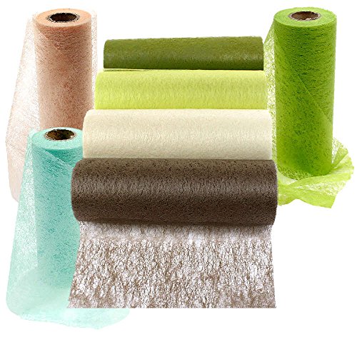 Vlies Band, Tischband 23cm - 20 Meter, div. Farben/ TOP Preis !!! (210 apfelgrün) - 