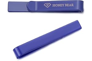 HONEY BEAR 1.57inch Homme/Garçons Maigre Pinces à Cravate pour le cadeau de mariage d'affaires,4cm