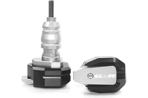 JAYWIS Sturzschutz Motorrad-Fallschutz-Rahmenschieber-Verkleidungsschutz, Anti-Crash-Pad-Schutz Für Suzuki GSR 400 GSR 600 GSR 750 GSR400 GSR600 GSR750 (Farbe : Silber)