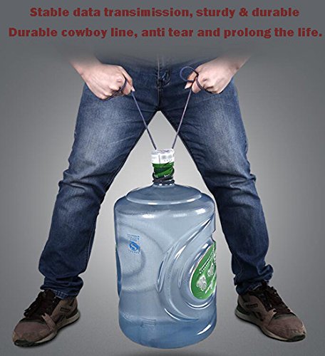 Honor 8s USB C Ladekabel, USB C Kabel zu USB 3.0, Higoo 2M [6.6FT] Schnelles Ladekabel Durable Nylon Geflochtenes Kabel Reversible Ladekabel für Honor 8 V8 V8 Max V9 Note8 Magic Grey - 5