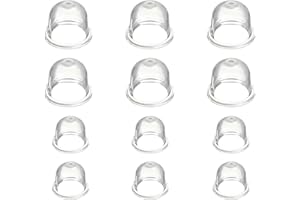 MEMOFYND 12 pezzi da 19 mm e 22 mm per carburatore, pompa del carburante, valvola di iniezione per motosega, ventilatore, tosaerba (trasparente)