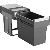 Hailo 30 cm 3666911 | Recessed Single Box 24 Litres | | For base cabinets from width | manual telescopic extraction | kitchen
