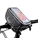 Produktbild QHLJX Handytasche Fahrrad Wasserdicht Fahrrad Lenkertasche Handy mit Touch-Screen Oberrohrtasche Fahrrad Handyhalterung für iPhoneXS MAX/XR/X/8/7/Samsung S9/S8 bis zu 6,0" Smartphone