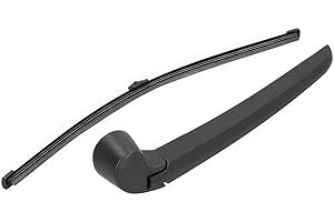 Baceyong Escobilla limpiaparabrisas trasera con brazo para A-udi Q5 2009-2017, Número de pieza 8R0955425, 8R09554071P9