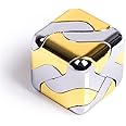 Metal-Puzzles Brain-Teaser 3D-Toys: Fidget-Toys Cool-Gadgets-Stuff Square-Cube-Box Puzzle-Toy ADHD Tools Stress Relief Gift for Kid Children Teen Adult Office Home School Christmas