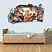 Produktbild GNG 3D Lego Movie Kinder zerschlagen Wandaufkleber Jungen MädChen Schlafzimmer Aufkleber L