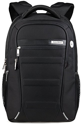 Aspen Business Laptop Rucksack 15.6-17 Zoll Wasserdicht Wanderrucksack Sportrucksack Reiserucksack Schulrucksack Mädchen Herren Damen - 2