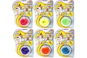 Schnooridoo 4 x Magic Worm magischer Wurm Zauberwurm Zaubern Kindergeburtstag Give Away Tombola