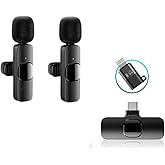 Daytona K9-D2 TYPE-C Lightning D&ouml;n&uuml;şt&uuml;r&uuml;c&uuml;l&uuml; Wireless Kablosuz &Ccedil;iftli Yaka Mikrofonu